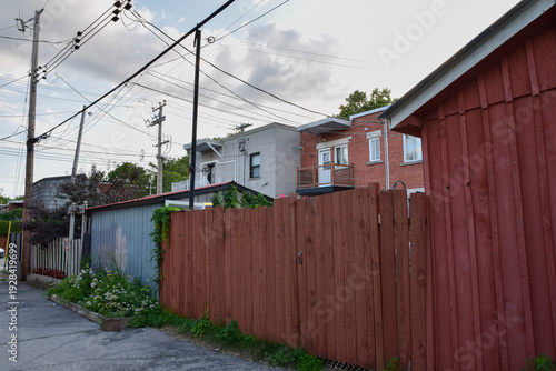 Ruelle dans le quartier de la Côte Saint-Paul