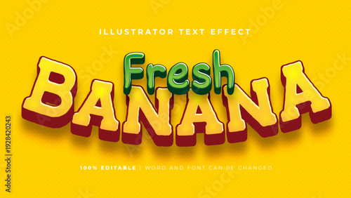 Fresh Banana Text Effect