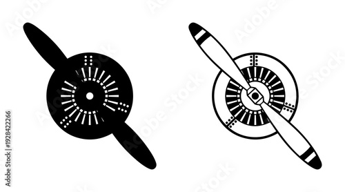 Collection of fan icon. symbols isolated on a white background. Vector illustration. Editable stroke
