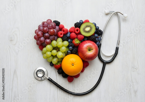 World health day fresh fruits for a healthy heart and life