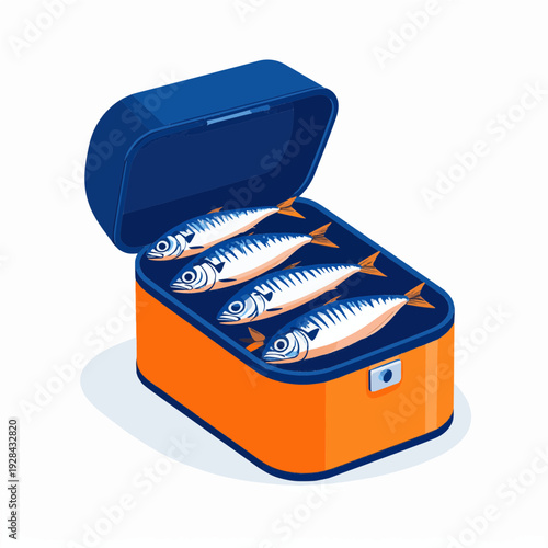 Handy in Form einer Sardinendose