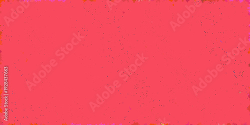 A vibrant speckled pink background with subtle texture and color variations