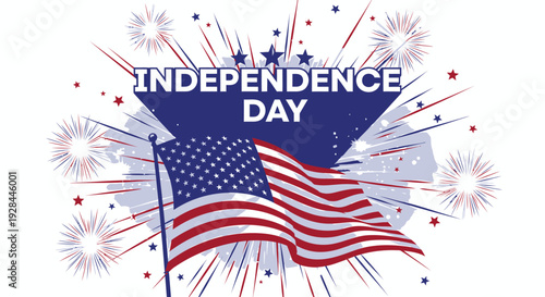 Independence Day patriotic icons