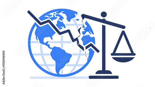 A 3d vector illustration of a world map globe with a microphone symbol representing a global business communication concept and internet technology for travel