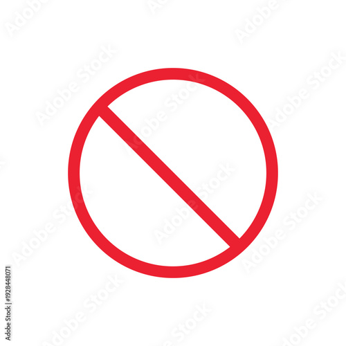 Free Download Prohibition symbol for universal communication - GFXLoad