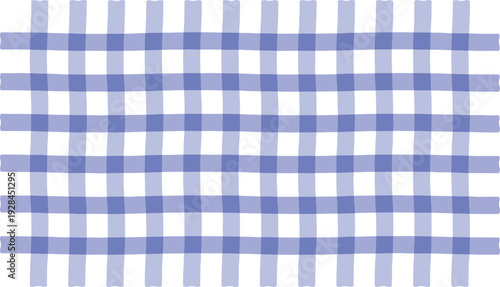 Blue and white checkered pattern