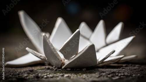 Wallpaper Mural Intricate Cracked Ceramic Mosaic Texture Abstract Pattern Close Up Detail Torontodigital.ca