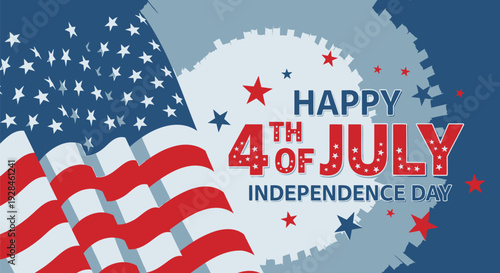 Happy 4th of July Independence Day vector