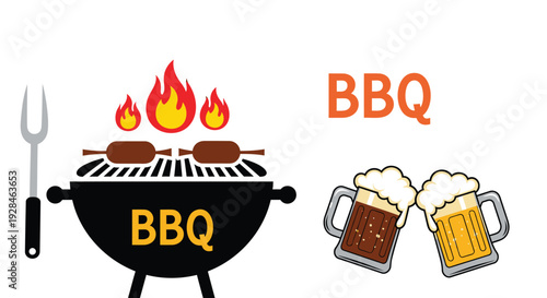 BBQ icon set