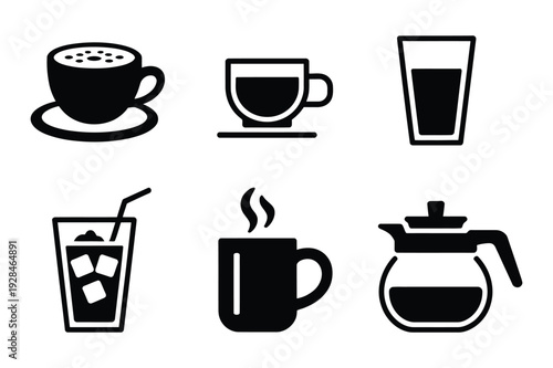 Hot and Cold Beverage Icons