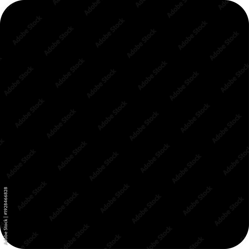 Obraz premium Rounded corner frame icon template, modern interface border shape vector design isolated