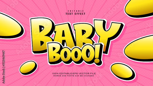 Baby Boo text Style Effect
