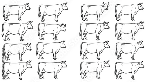Collection of diverse electrical circuit diagrams featuring resistors, capacitors, and transistors Vector