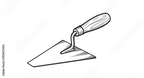 Illustration of a Trowel Tool.
