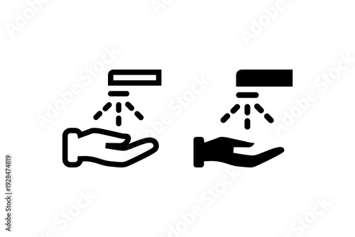 Hand Sanitizer Hygiene Wash Icon Vector