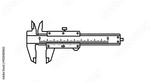 Vernier Caliper Precision Measuring Instrument 1.