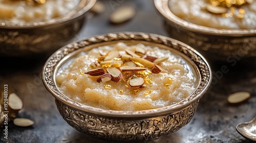 creamy almond halwa traditional sweet