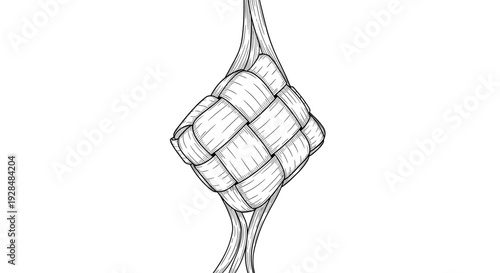 Detailed Illustration of a Wheat Ear.