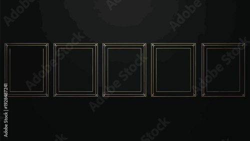 Minimalist architectural design of a modern building facade with rectangular windows Vector