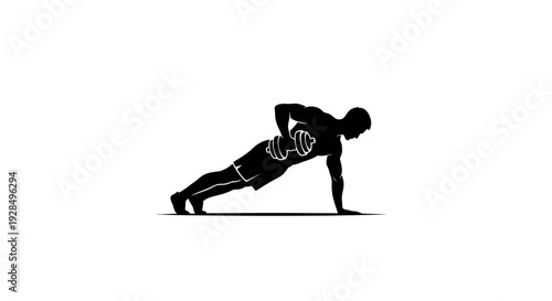 Person Performing Push-Up Exercise Demonstrating Strength and Fitness