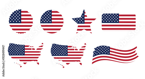 american flag collection, patriotic symbols, united states of america