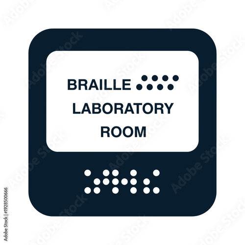 Accessible Braille Laboratory Room Sign: Guiding Vision-Impaired Individuals Securely