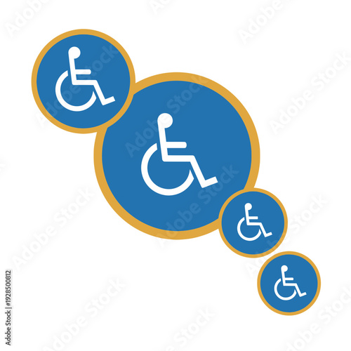 Accessible Design Symbols Representing Inclusivity and Support for Diverse Community Members
