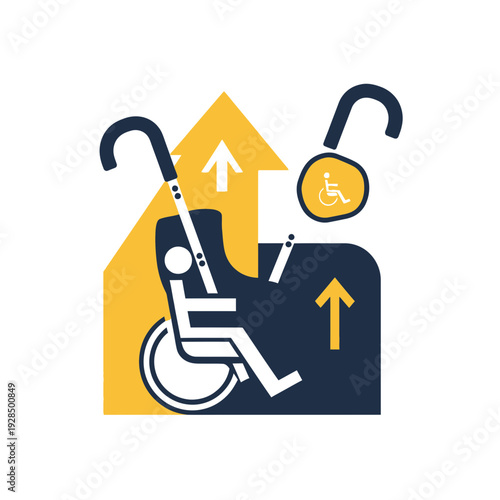 Accessible Design Symbolizing Inclusivity and Upward Mobility for Individuals with Disabilities