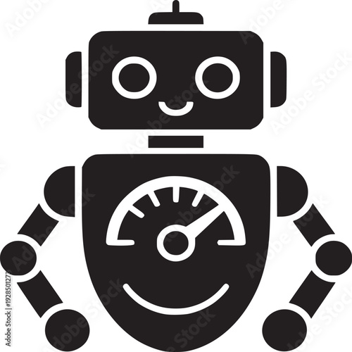 Meet the friendly robot, ready to assist with your tech needs and bring a smile to your projects
