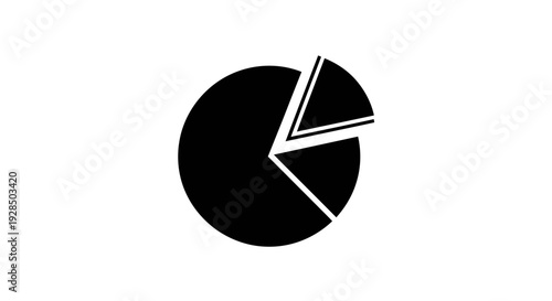 Pie Chart Visual Representation for Data Analysis and Statistics