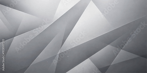 Abstract geometric metal background featuring a futuristic silver wave pattern with metallic lines and grey steel textures for a modern business technology wallpaper design