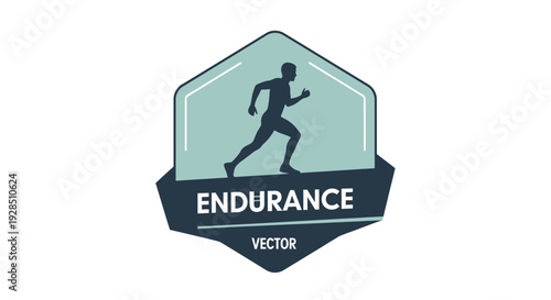 Abstract Endurance Runner Icon Suitable For Sport Logos And Motivational Branding