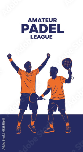 Amateur Padel League: Celebration of Victory and Sporting Achievement for Players