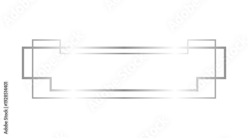 silver metal antique frame