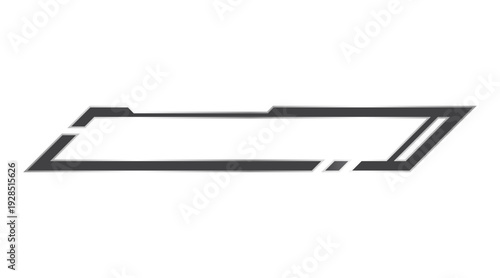 dark silver slant frame