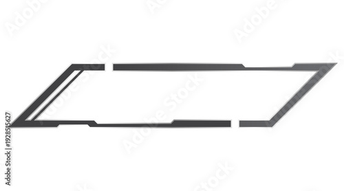 dark silver slant frame