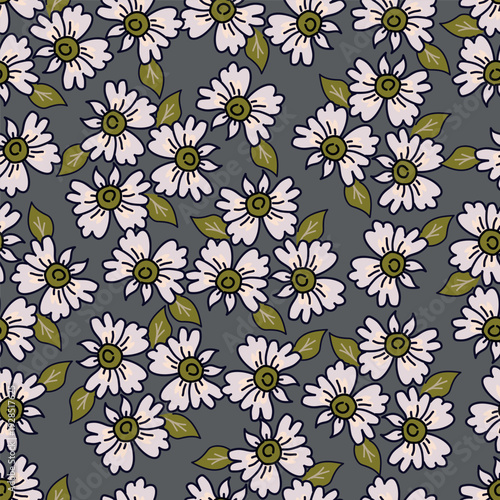 Seamless Floral Pattern in vector