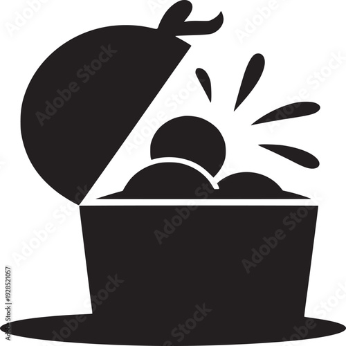 Discovering hidden riches and ancient artifacts inside a mysterious treasure chest illustration