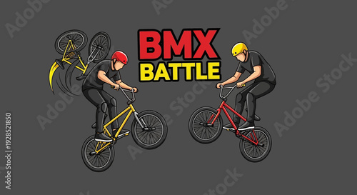 BMX Battle: A High-Flying Display of Stunts and Bicycle Acrobatics in Competition