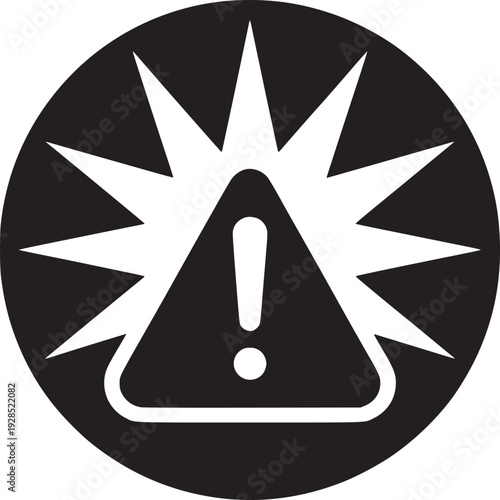 Urgent attention needed for critical warning symbol alerting to potential hazard or danger ahead