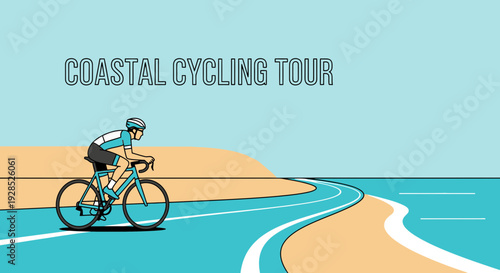Coastal Cycling Adventure: A Scenic Bicycle Tour along the Turquoise Seaside Route