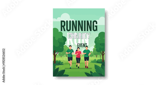 Community Sports Event in the Park for Charity: Running, Fitness, and Philanthropy Illustrated