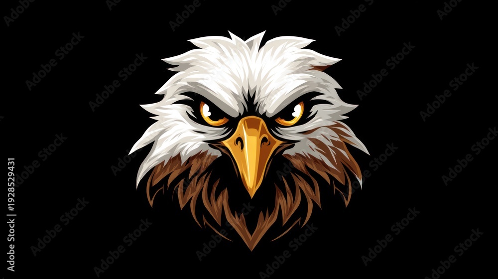Fototapeta premium Eagle head graphic design