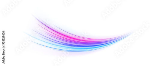 Neon lines twist, swirl, and glow, forming dynamic abstract patterns. Ideal for high-tech, futuristic, or digital art compositions. PNG background allows easy integration.