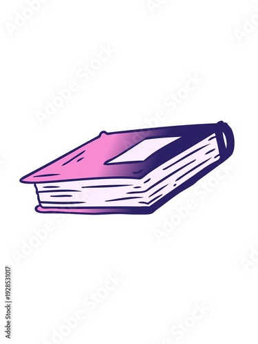 Wallpaper Mural shaking motion animation of hand drawn gradient cartoon doodle of a red journal Torontodigital.ca