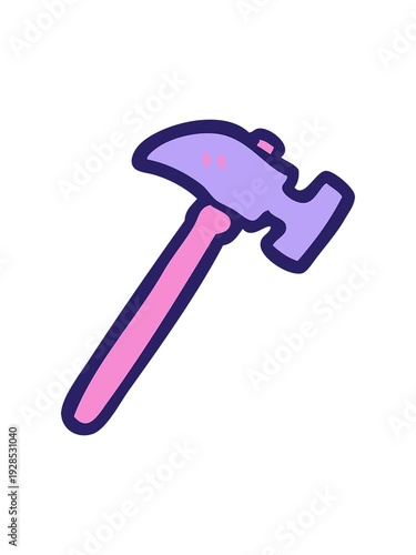 Wallpaper Mural power up animation of hammer illustration Torontodigital.ca