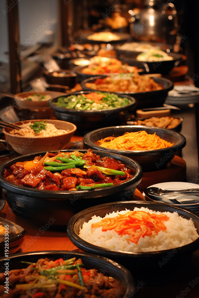 Obraz premium Chinese style buffet 