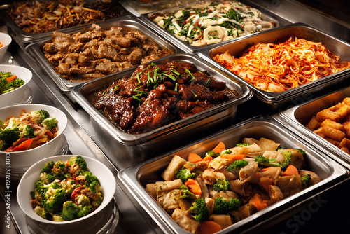 Obraz na płótnie Chinese style buffet 