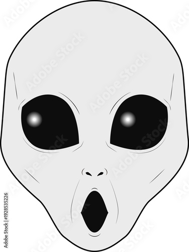 驚くエイリアン