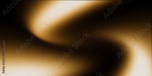 Golden Abstract Silk Wave with Grainy Texture and Warm Cinematic Glow